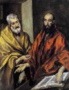 GRECO, El Saints Peter and Paul painting